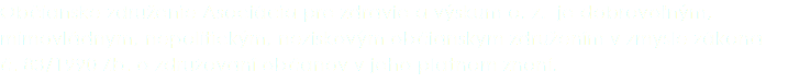 Občianske združenie Asociácia pre zdravie a výskum o. z. je dobrovoľným, mimovládnym, nepolitickým, neziskovým občianskym združením v zmysle zákona č. 83/1990 Zb. o združovaní občanov v jeho platnom znení.